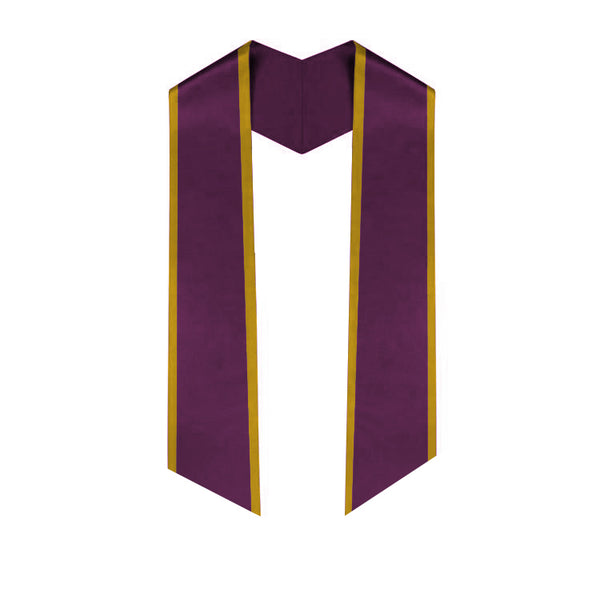 Angled Stole with Trim